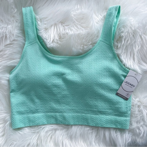 XL Jockey Seamfree Jersey Medium Support Sports Bra (NWT) - Picture 1 of 10
